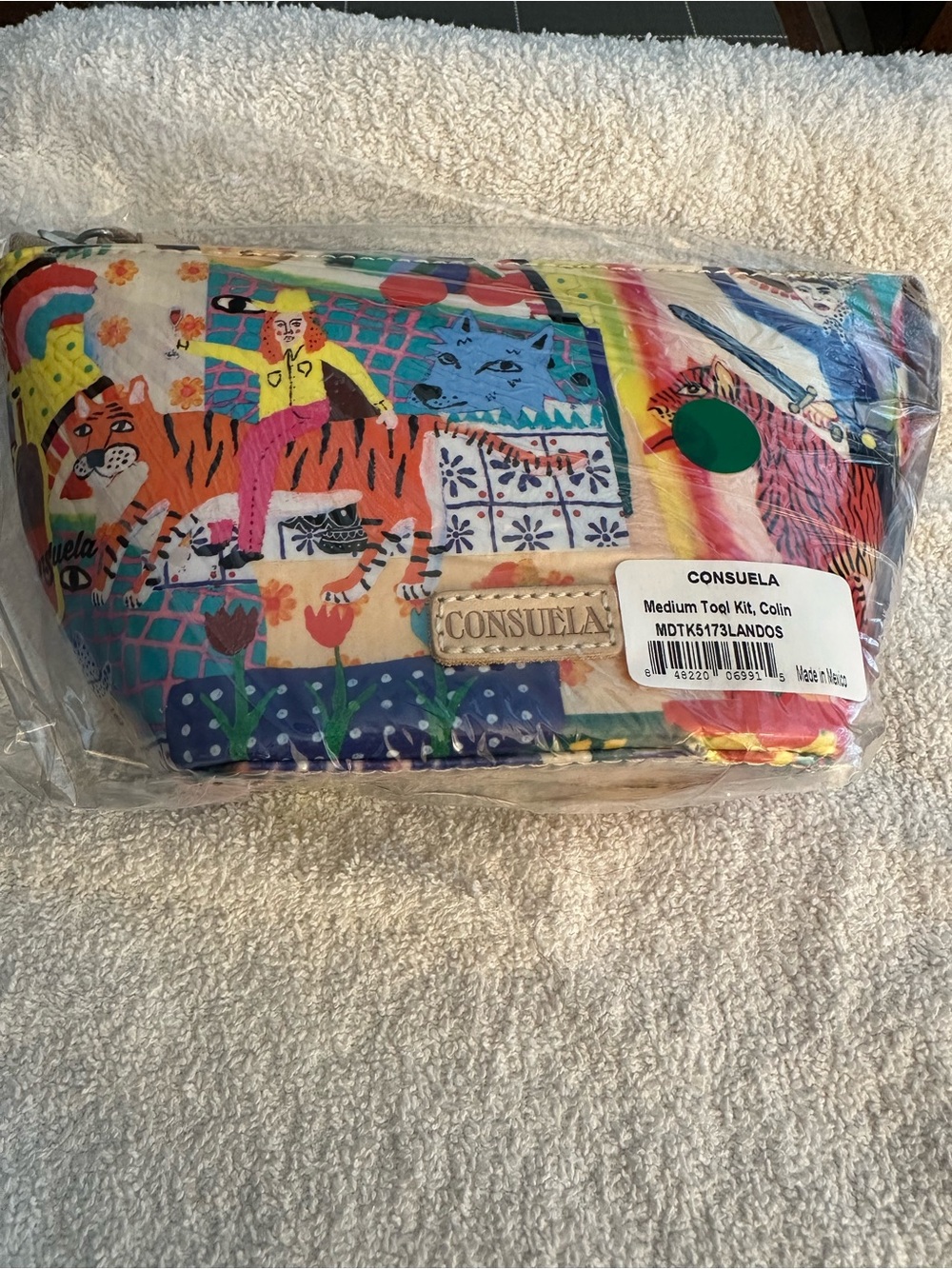 Consuela (Colin) Medium Tool Kit/Make-Up Pouch - Colorful Print